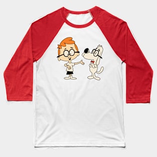 Mr. Peabody & Sherman Baseball T-Shirt